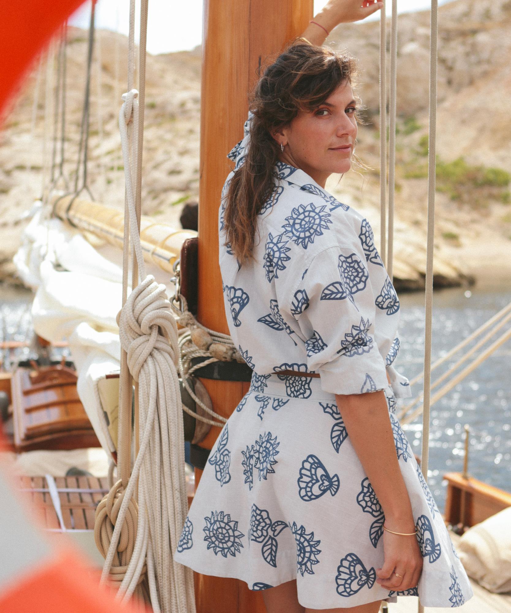 Jupe Arielle coup de soleil - 100% coton
