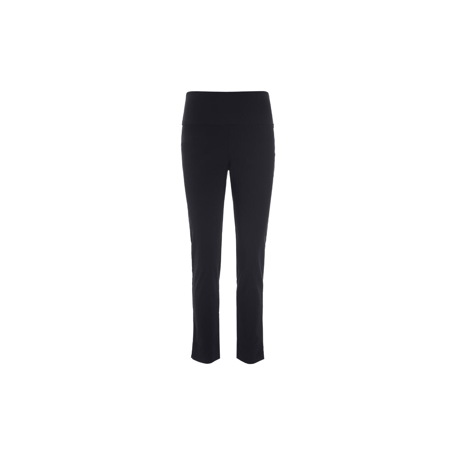 Magic stretch bukser med slids, black