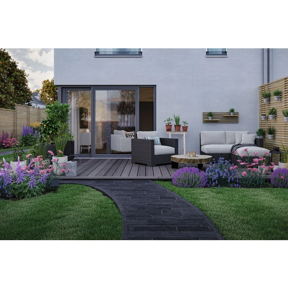 Solar-LED-Streifen, 500 cm, schwarz, RGB