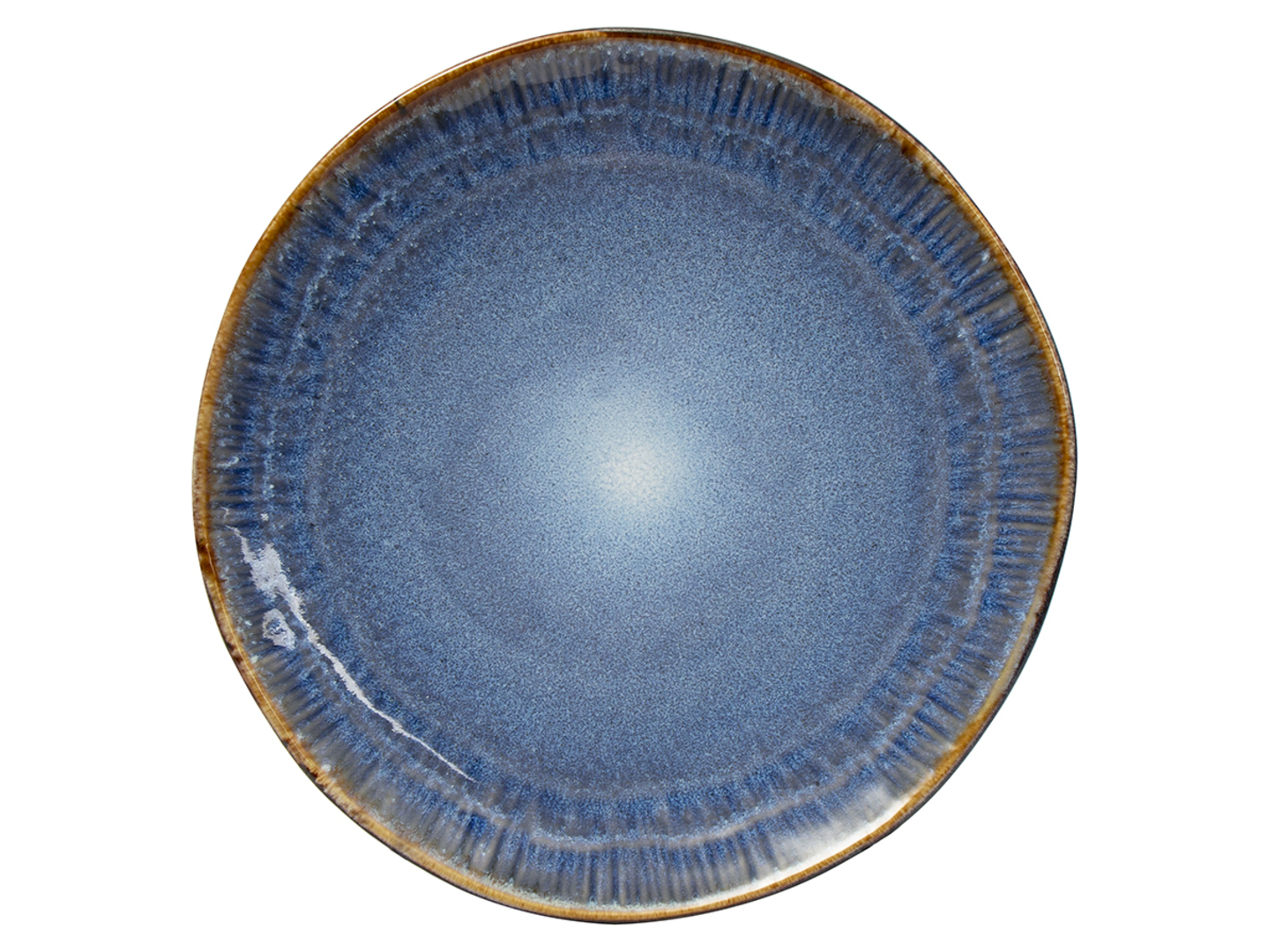 Talerz deserowy Black Blue Jeans ceramiczny niebieski