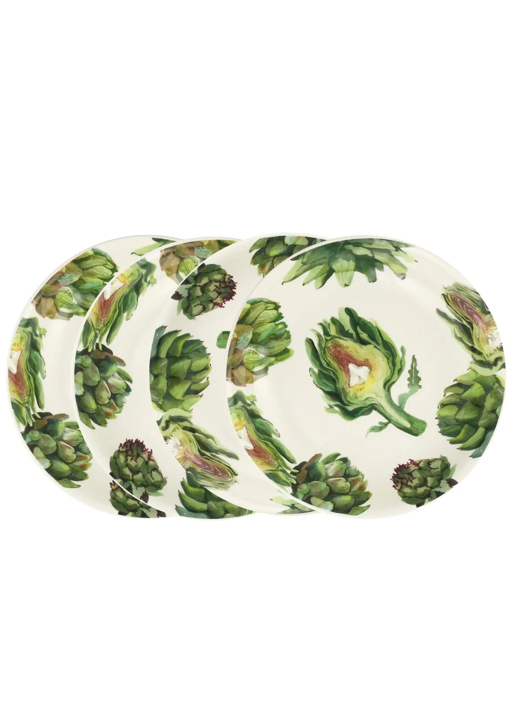 Vegetable Garden Artichoke Medium Pasta Bowl - Set of 4