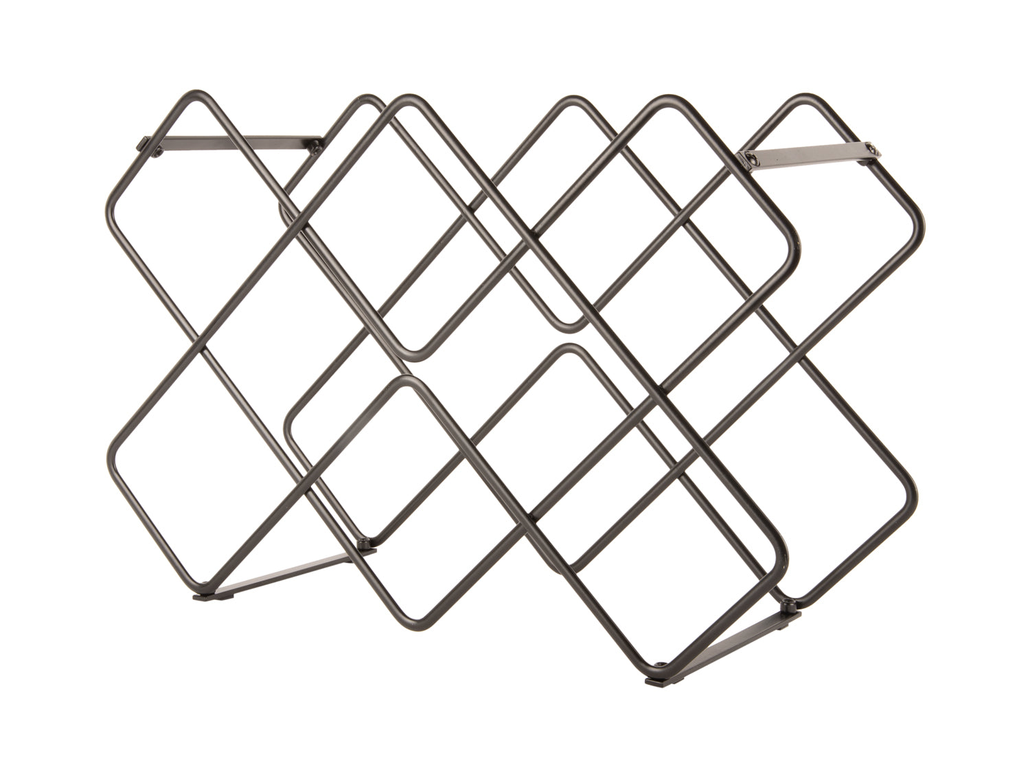 present time - Wijnrek Diamonds - Zwart - 40,5x15,5x27,5cm