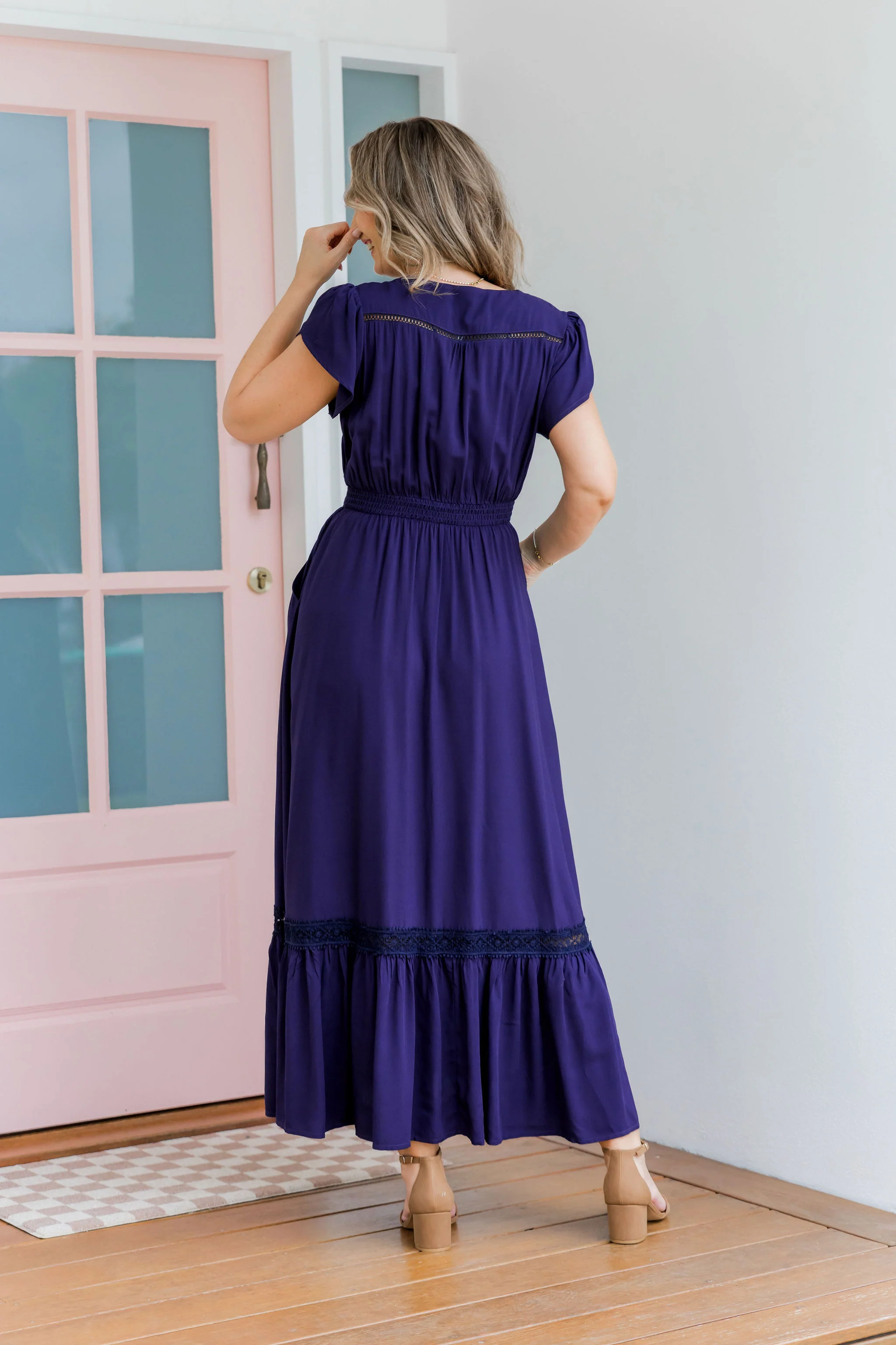 Louisa Maxi Dress in Midnight