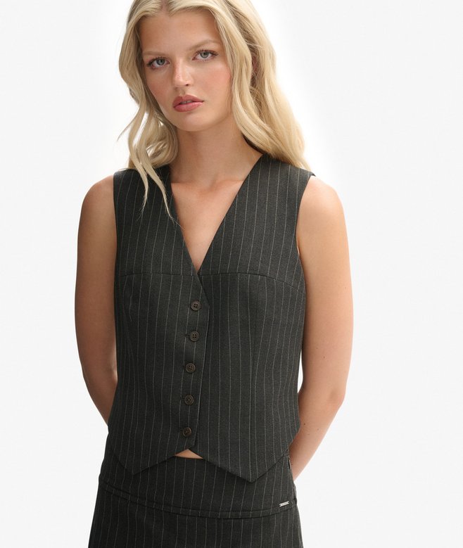 Pinstripe Waistcoat