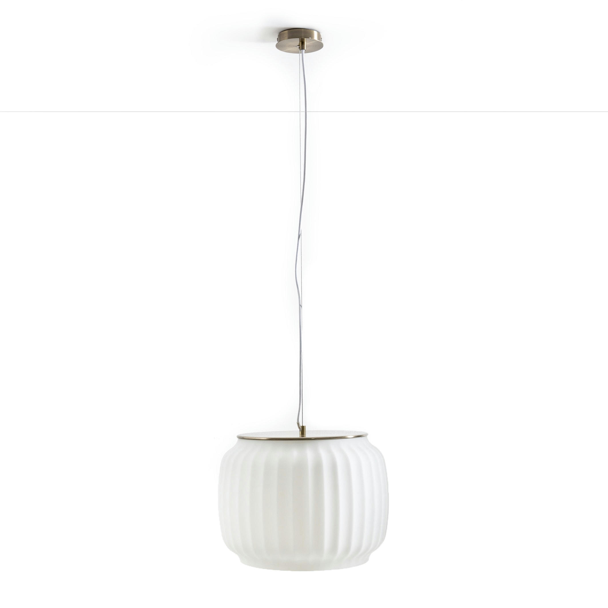 Suspension large opaline, Canelé