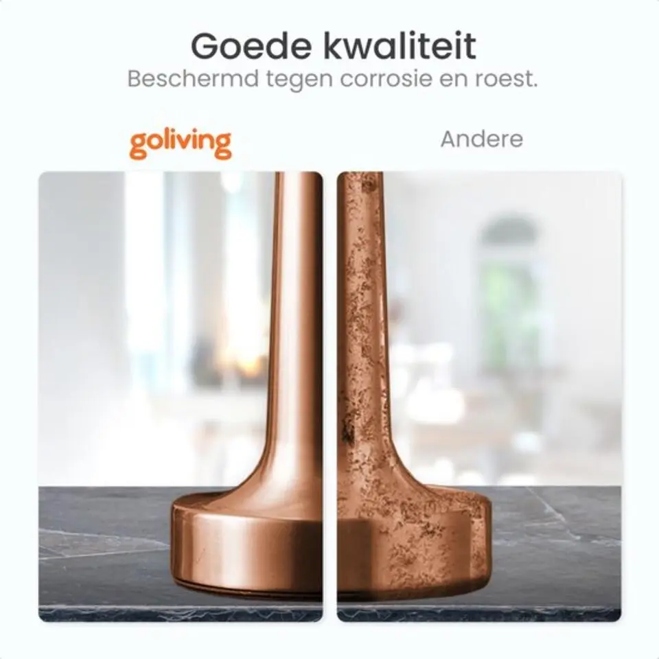 Goliving Tafellamp Oplaadbaar �?Draadloos en dimbaar �?Moderne touch lamp