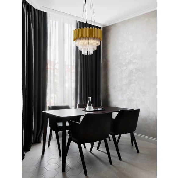 Pendelleuchte »Magnolia «, LED, 5 W, Höhe: 120 cm, goldfarben