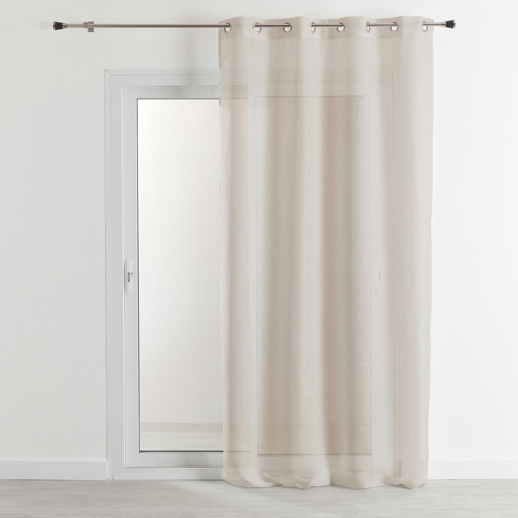 - Voilage 100% lin naturel 140x260 cm