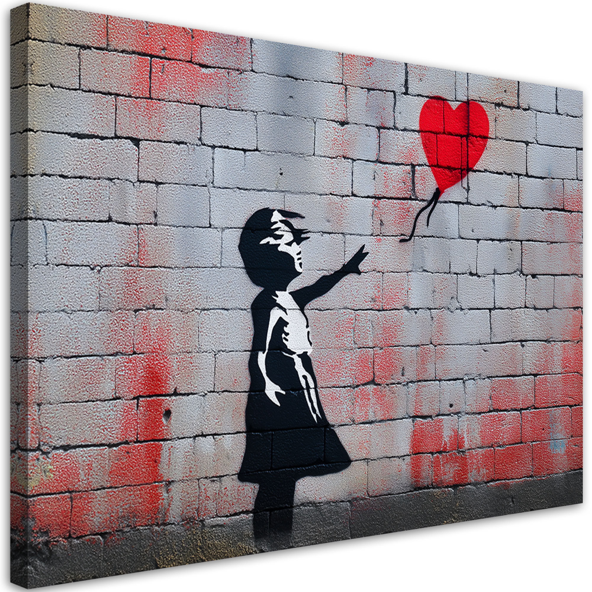 Feeby Obraz na płótnie, Dziewczynka z balonikiem Banksy 60x40