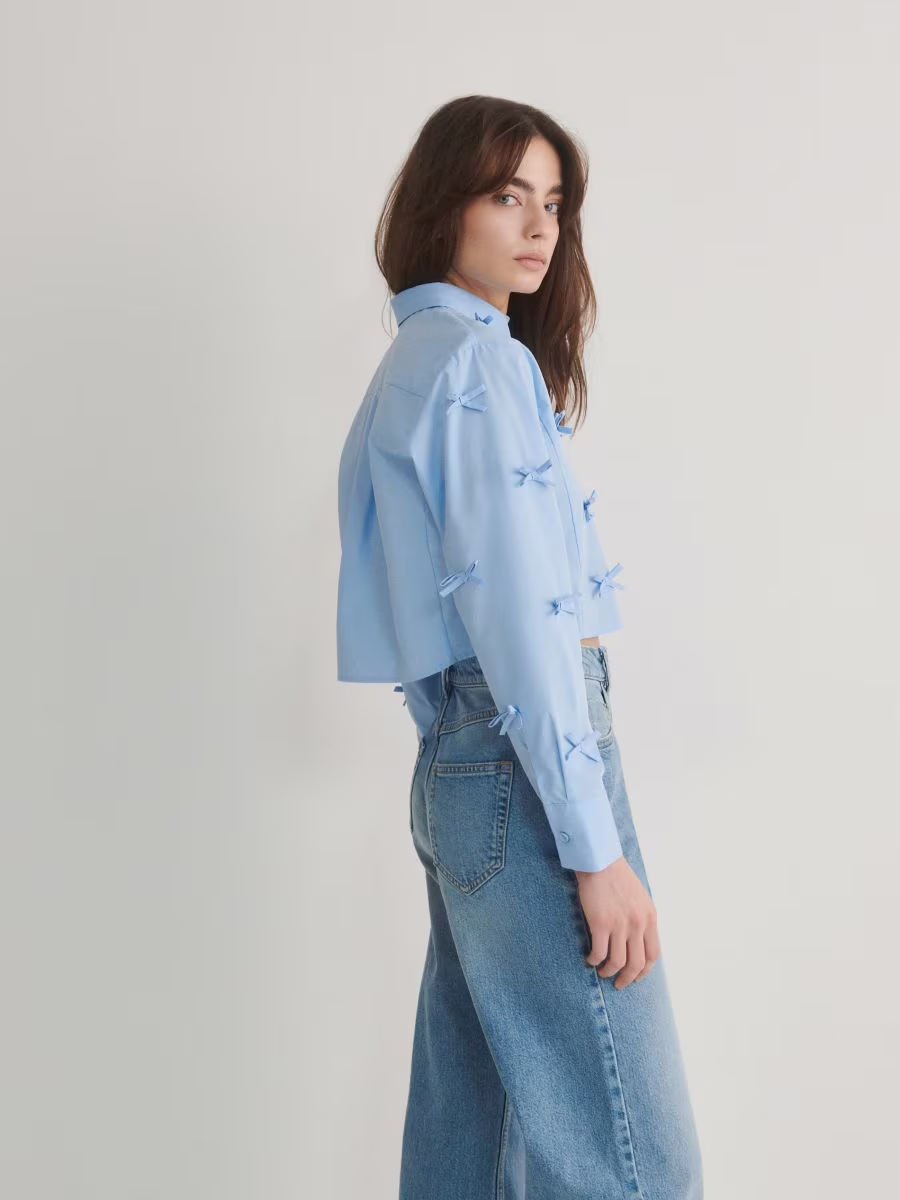 Shirt With Bow Details