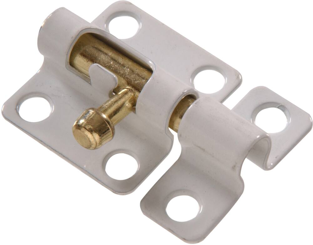 Hillman 852245 Standard Barrel Bolts, White, 2-in, 1-pk