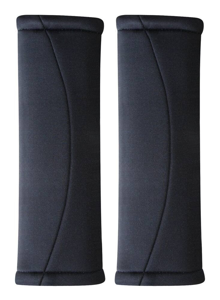 AutoTrends Seat Belt Pad, Black, 2-pk