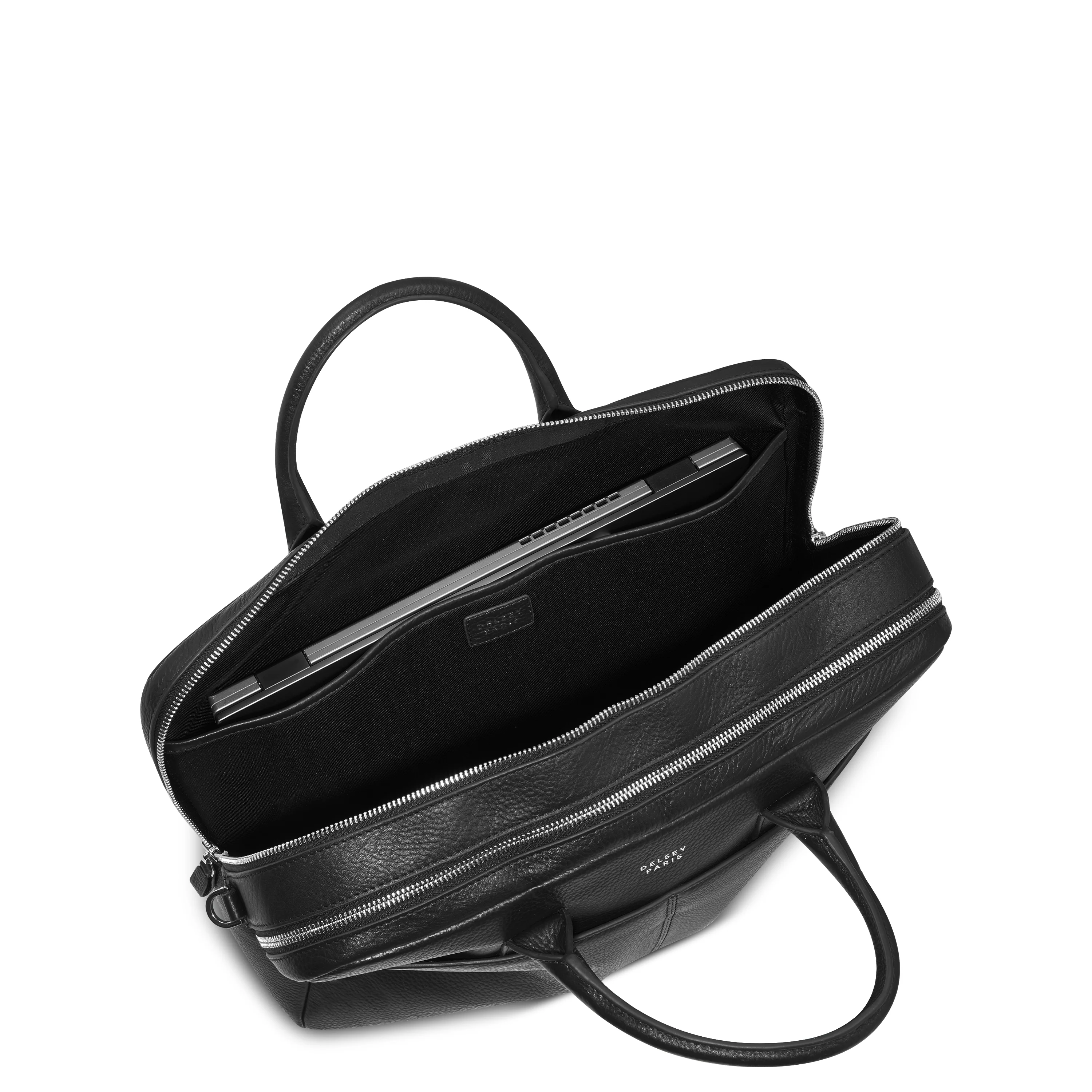 LE CUIR GRAINÉ - SAC 2 COMPARTIMENTS 15,6