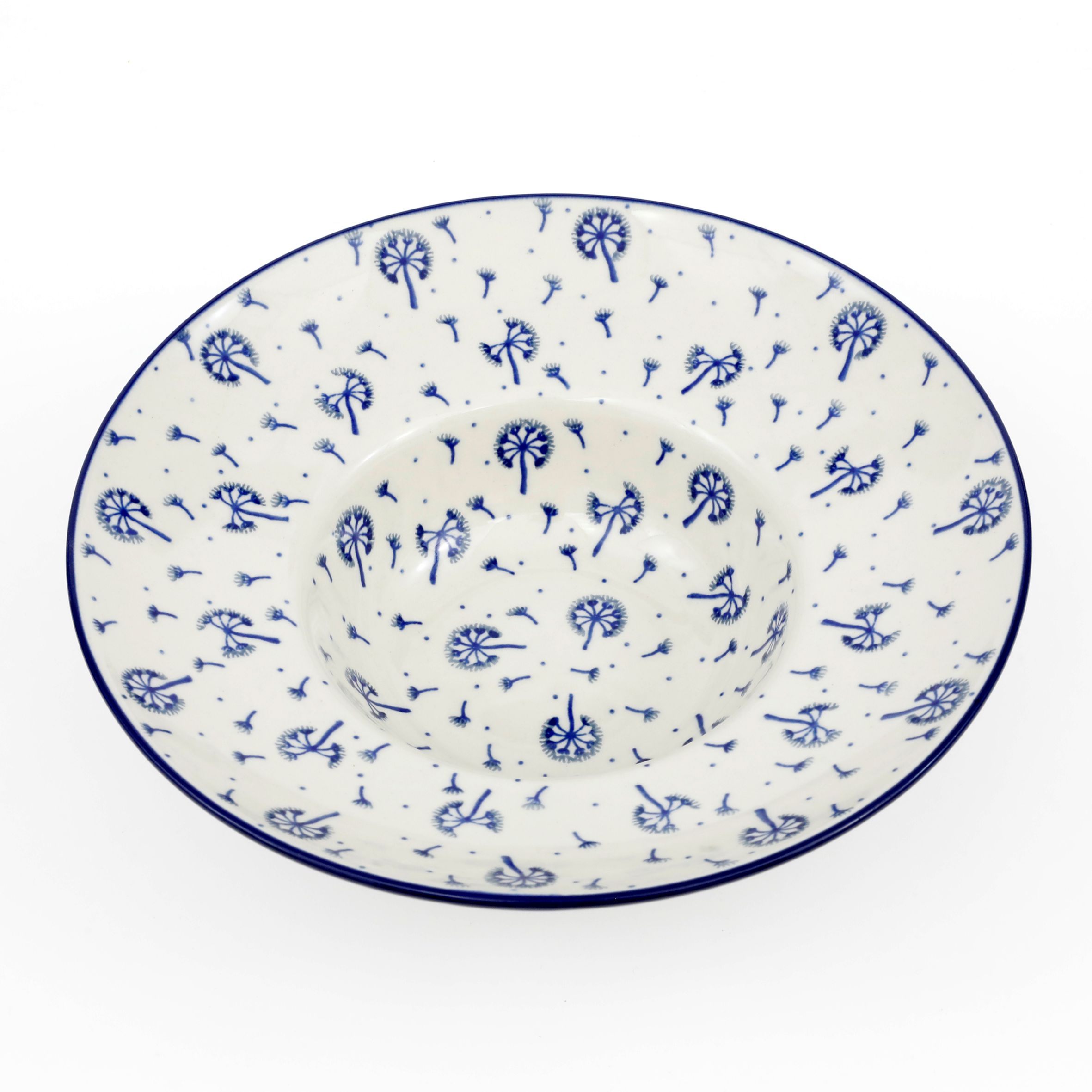 Talerz głęboki na spaghetti D86 25cm  2550X Dmuchawce