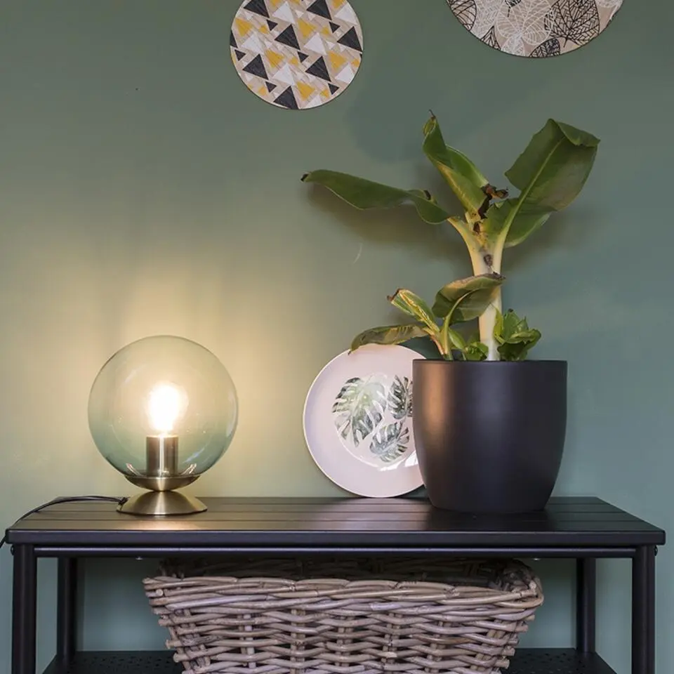 Qazqa up? en downlight lamp pallon turquoise e27