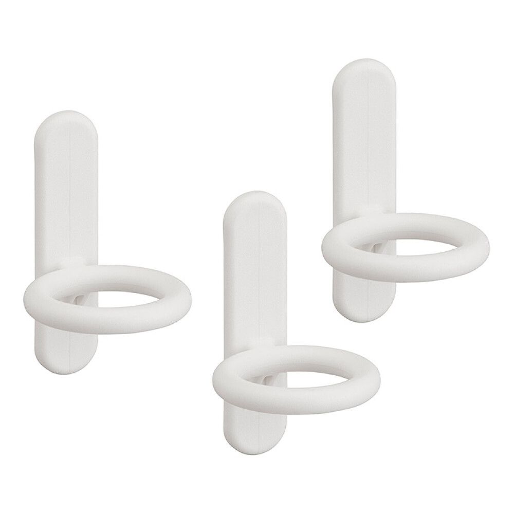 KROKER ELFA FAST CIRCLE 3-PAKNING HVIT