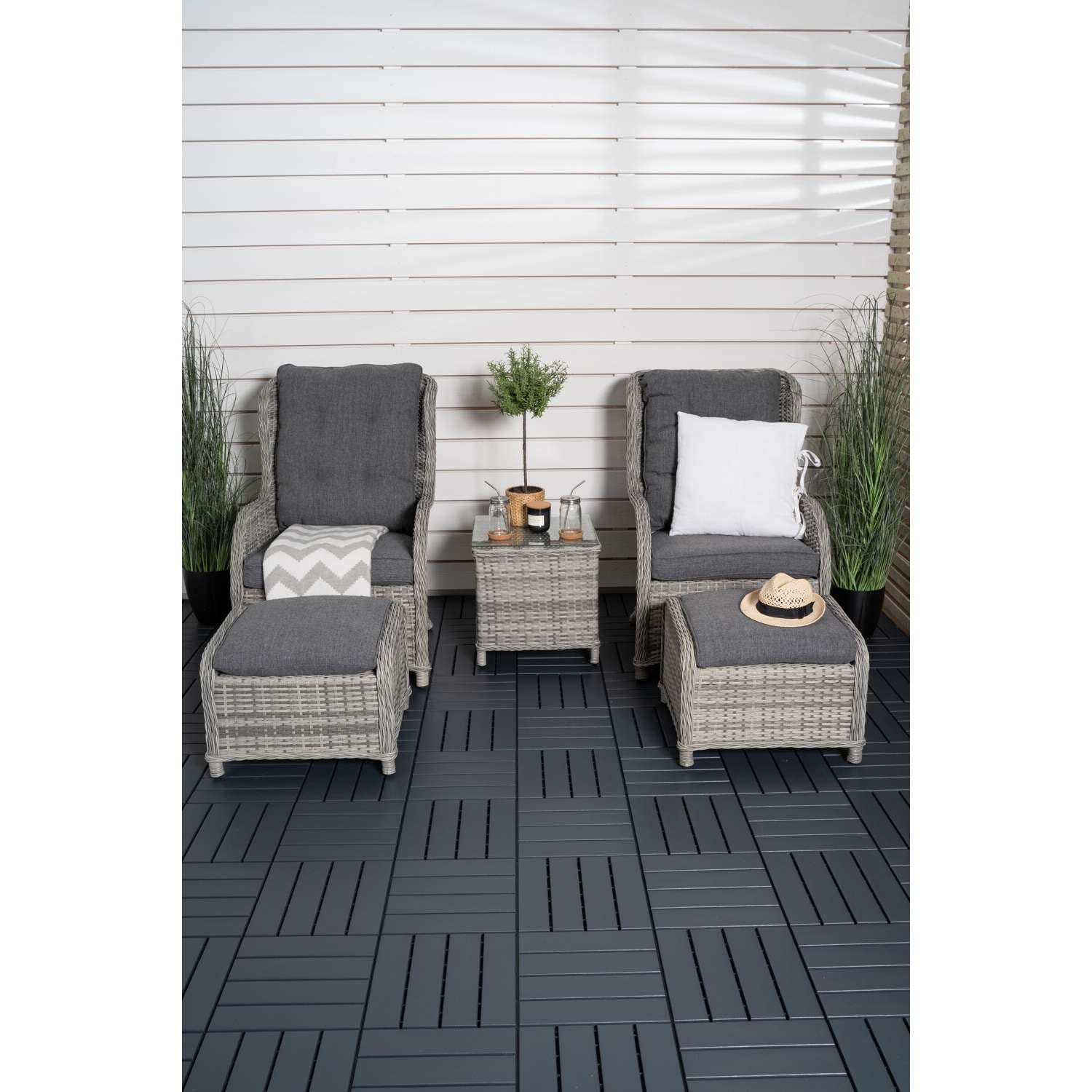 Venture Home Vikelund Loungeset - Grijs