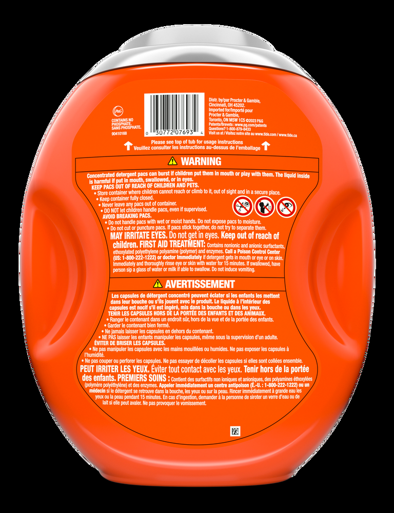 Tide Power Pods Laundry Detergent Pacs with Febrez  Botanical Rain Scent, 48 count