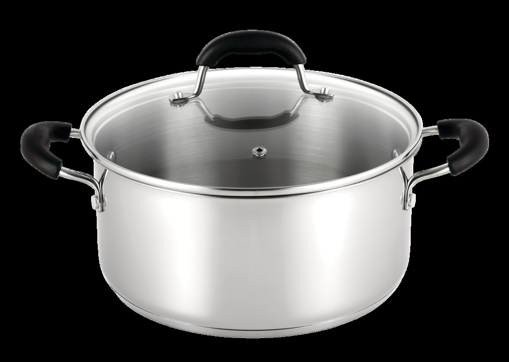 MASTER Chef Dutch Oven 18/10 Stainless Steel, Dishwasher Safe, 5qt