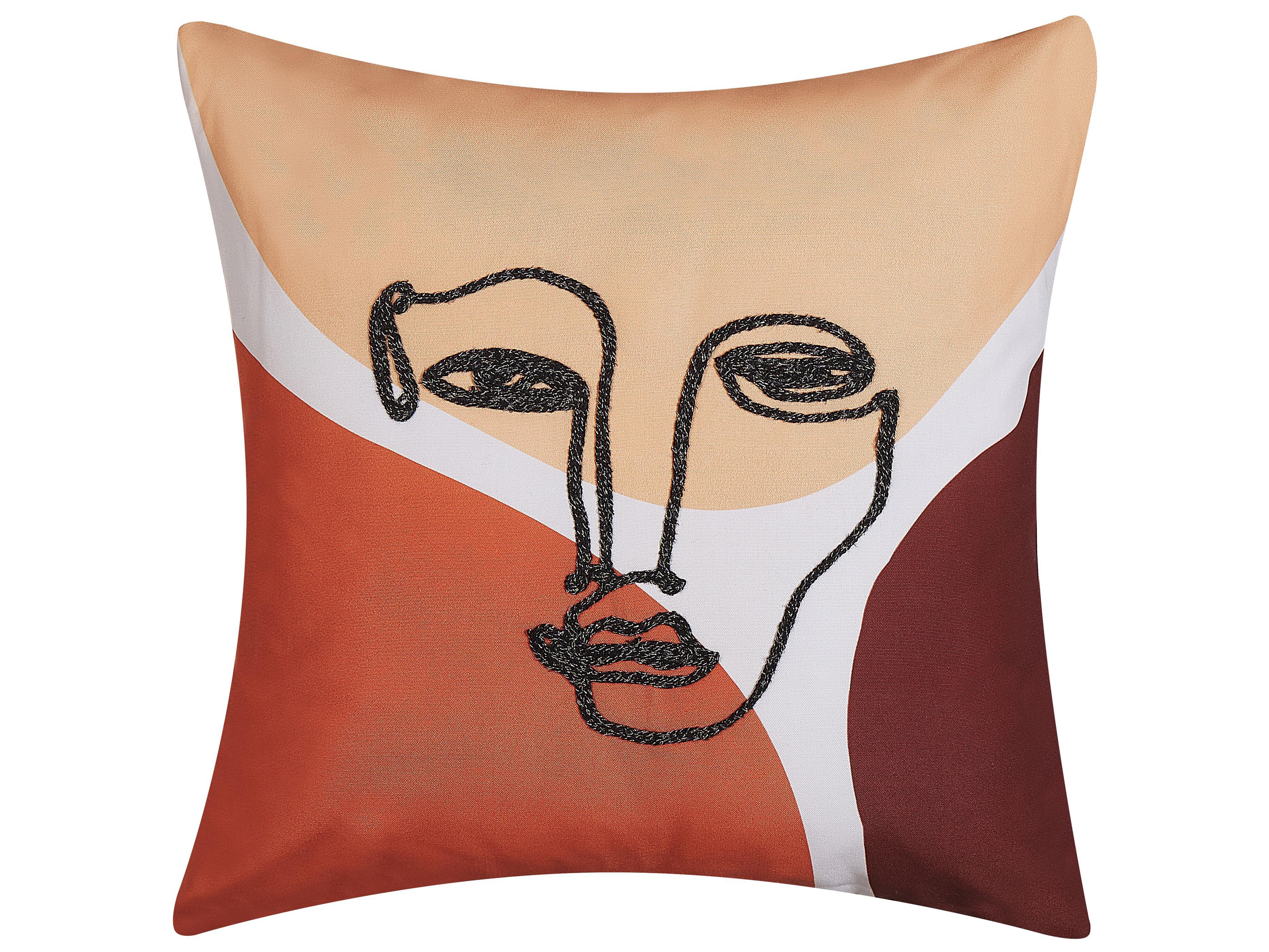 Throw Cushion RUDBEKIA 45 x 45 cm Multicolour Abstract Pattern