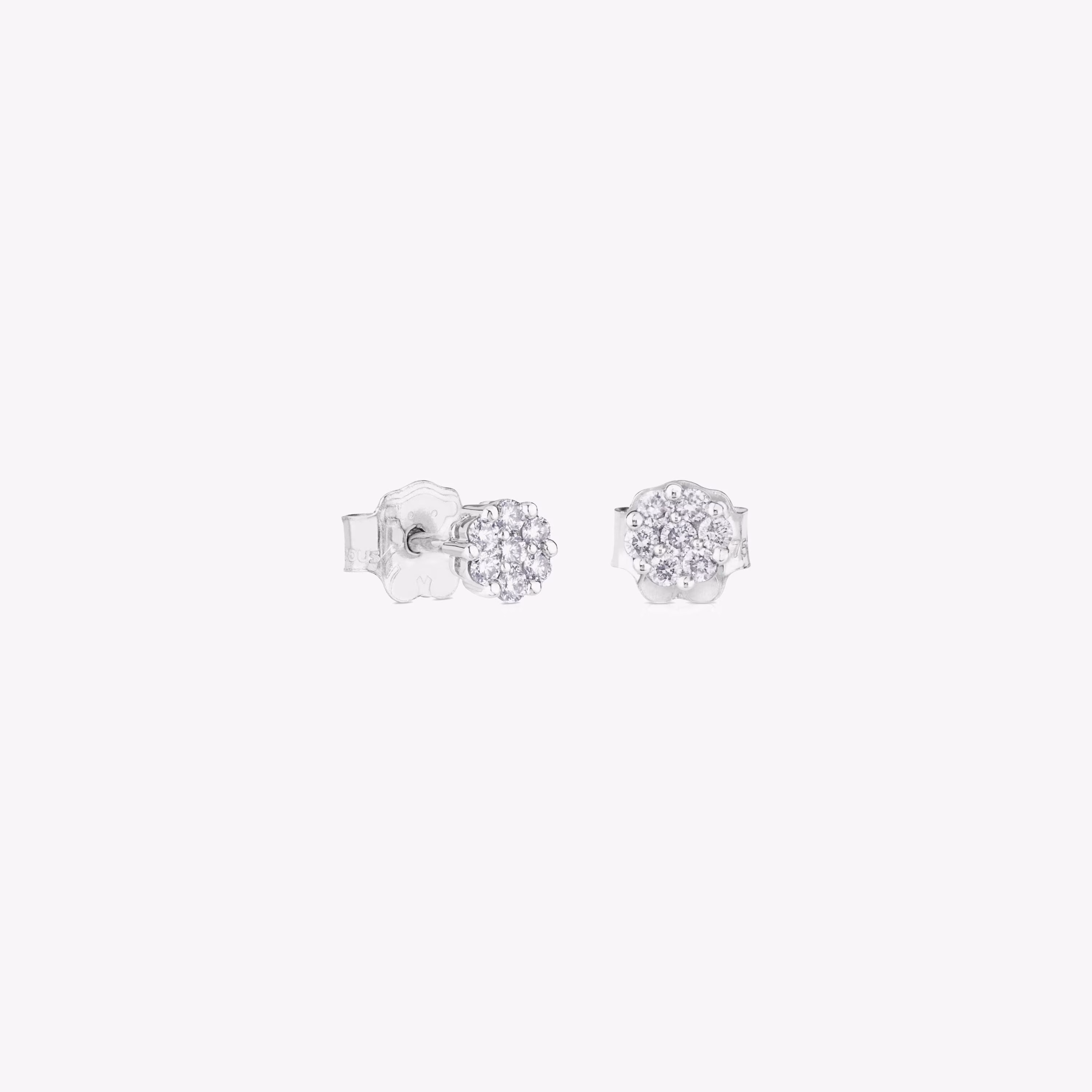 Pendientes de oro blanco y diamantes TOUS Diamonds