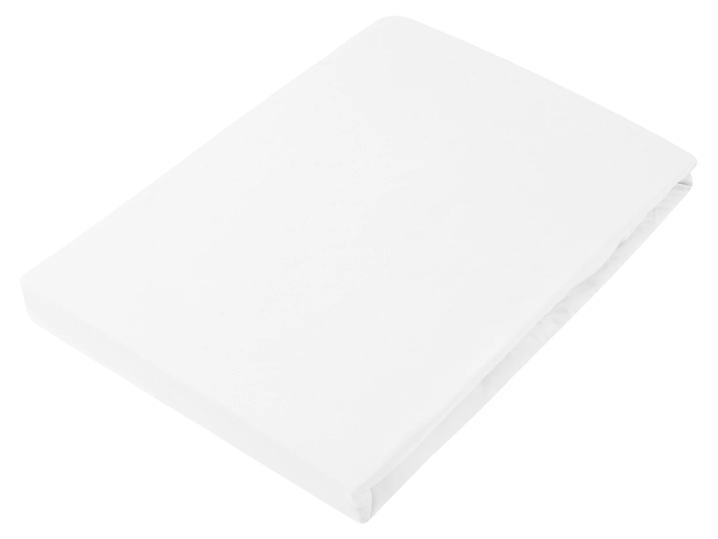 Prześcieradło z gumką Jass jersey 140x200 cm białe