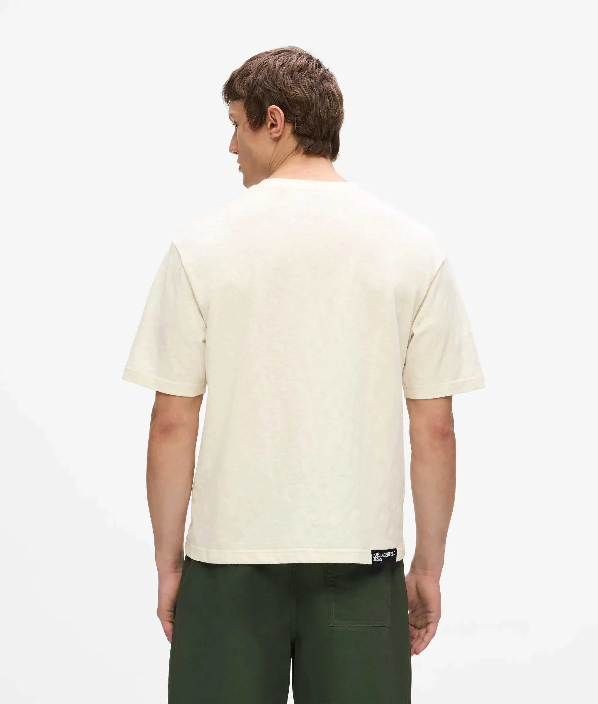 T-shirt boxy Monogram vieilli
