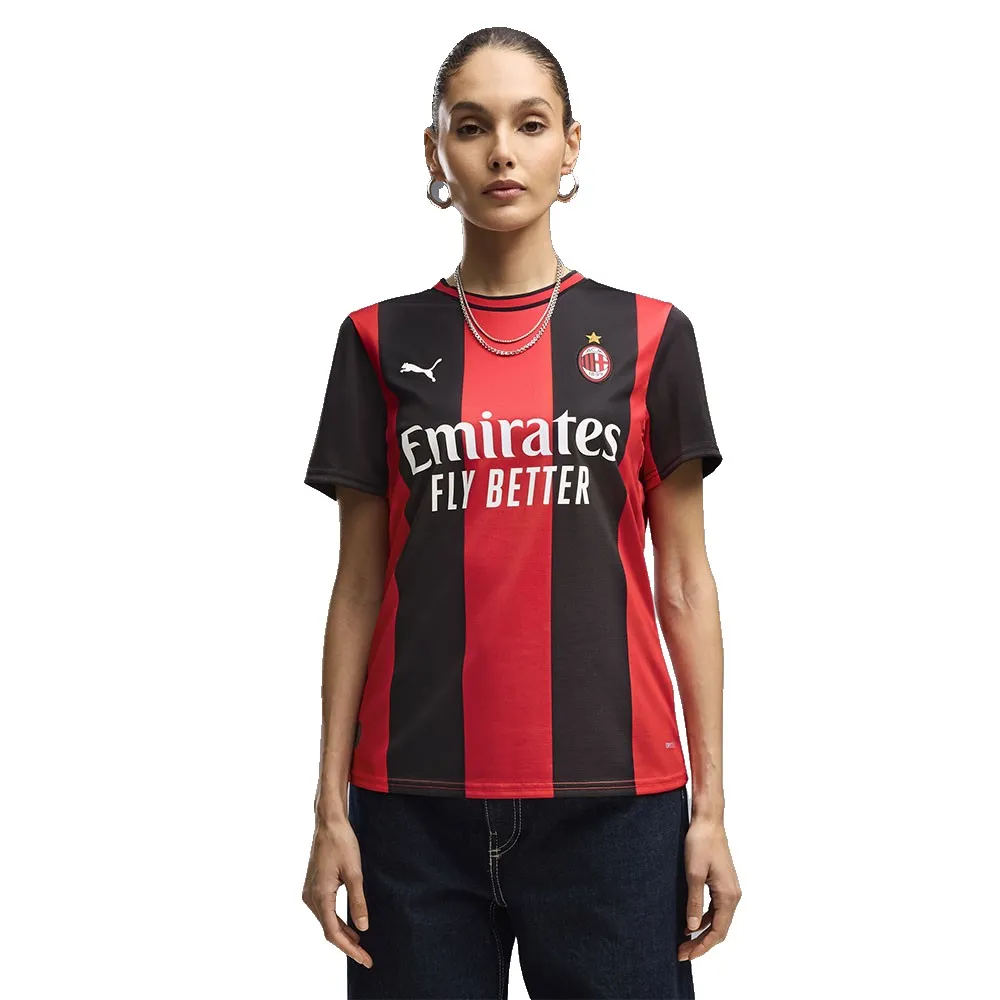 Puma AC Milan Replica home Woman Short Sleeve T-Shirt