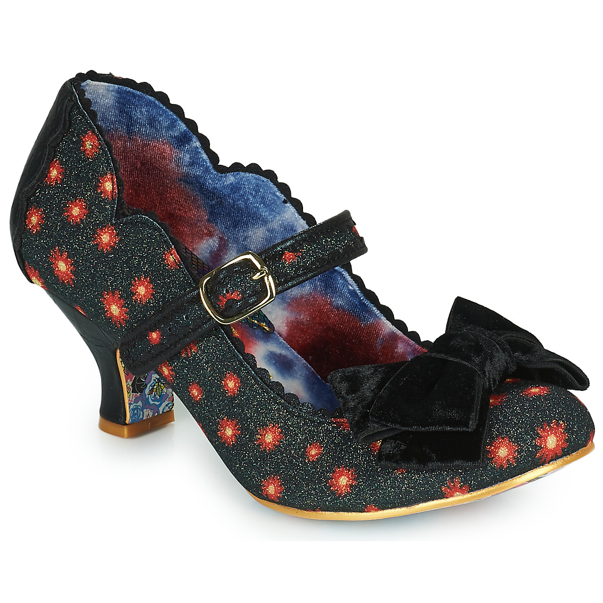 Irregular Choice - SUMMER BREEZE - Black / Red