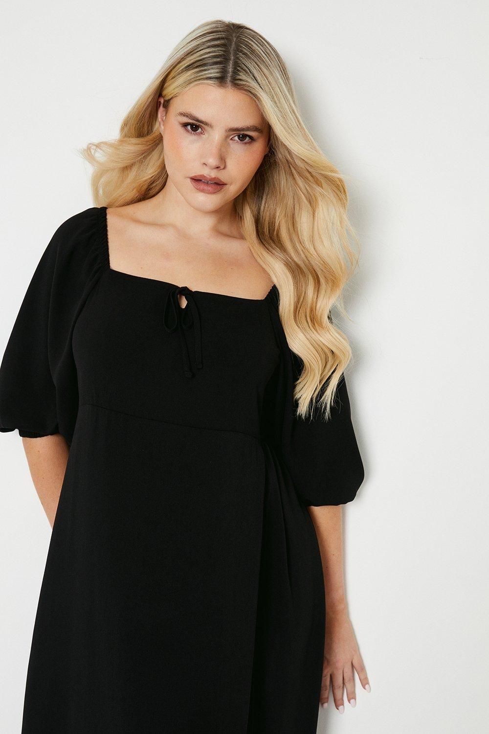 Dorothy Perkins Square Neck Midi Dress