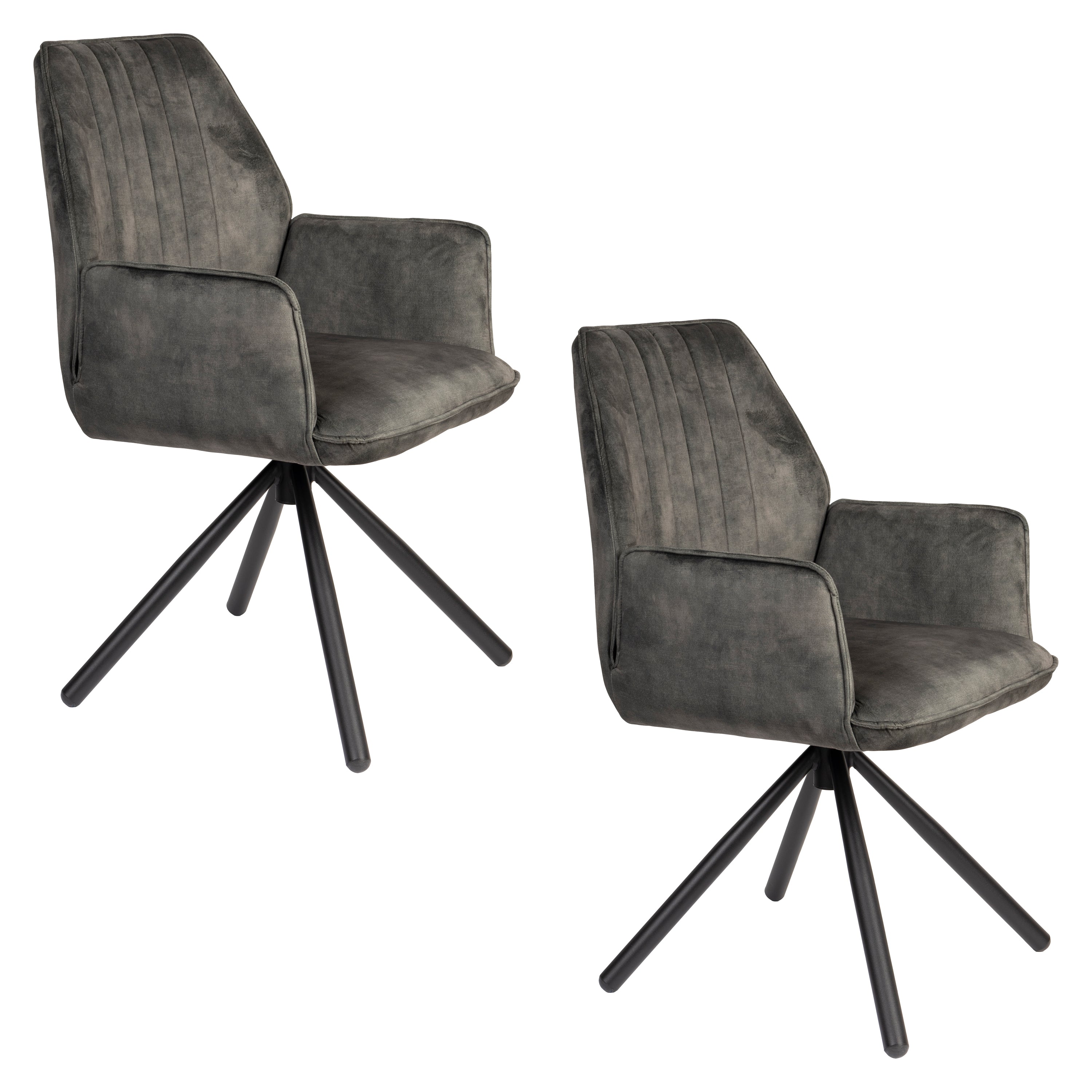 Housecraft Living Jamie Armstoel Moss - Set van 2
