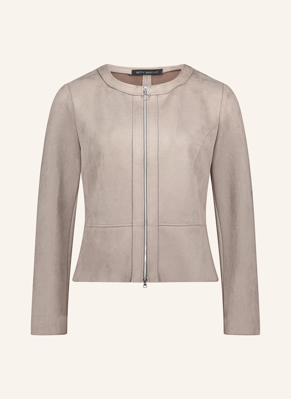 Betty Barclay Jerseyjacke in Lederoptik