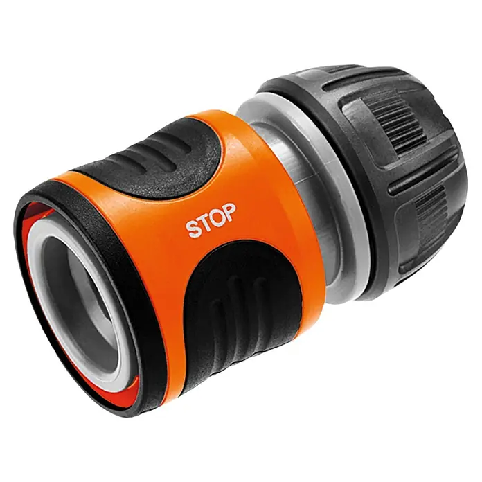 HURTIGKOBLING GARDENA MED VANNSTOPP 1/2"