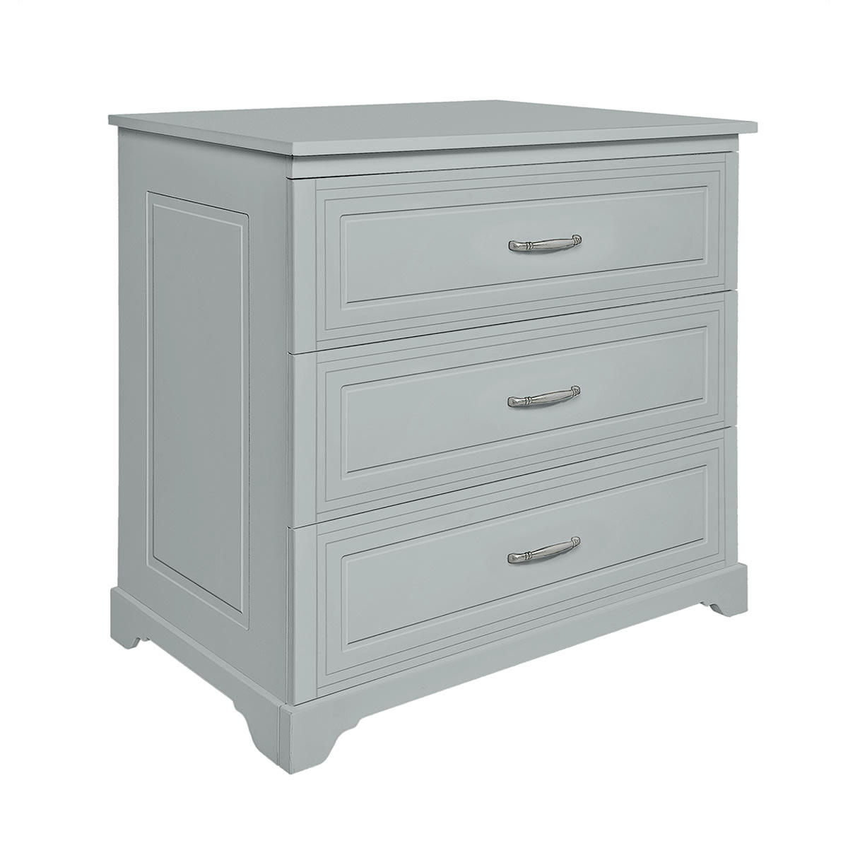MELODY - Commode 3 tiroirs gris