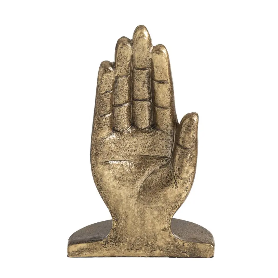 Boekensteun Aurora (1 stuk) - goudkleur - 18,5x11,5x7,5 cm