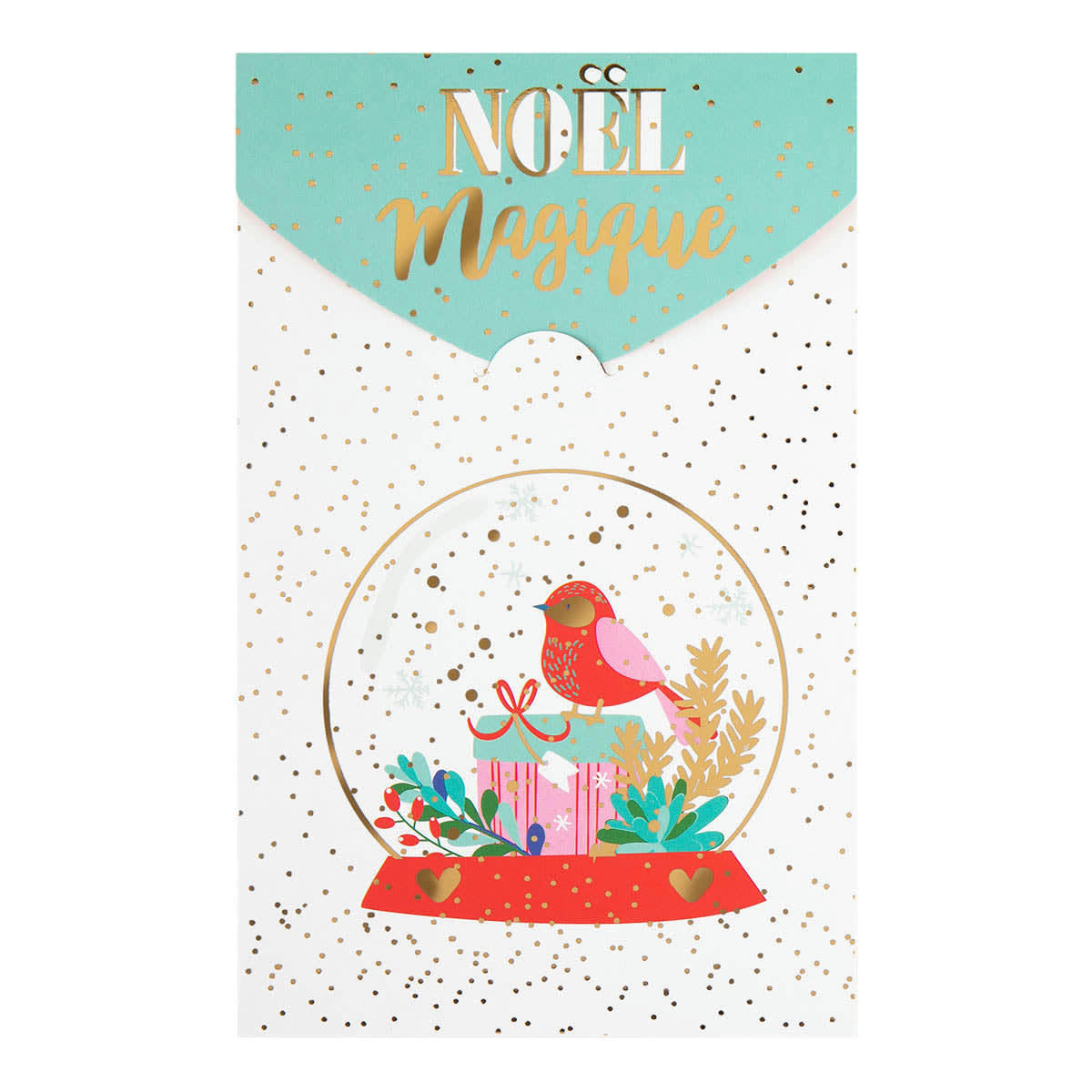 - Carte De Vœux Surprise Boule De Neige