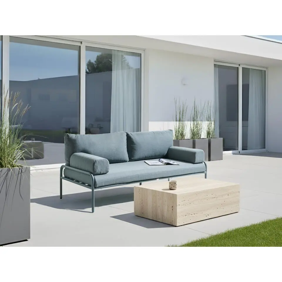 SOLOFRA - Tuinbank 2-zits - Mintgroen - Aluminium