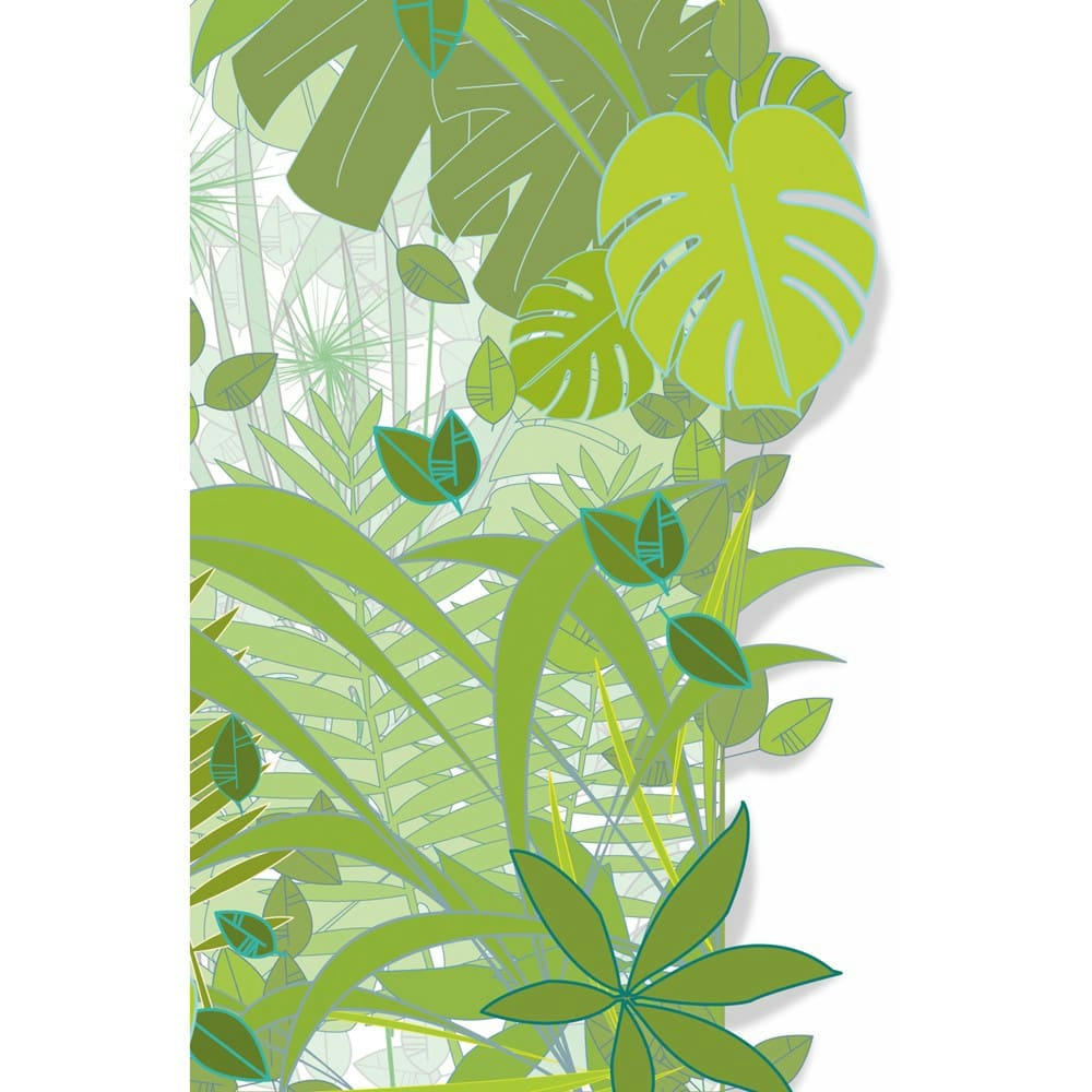 - Papier peint végétal monkey 190x80cm papier multicolore