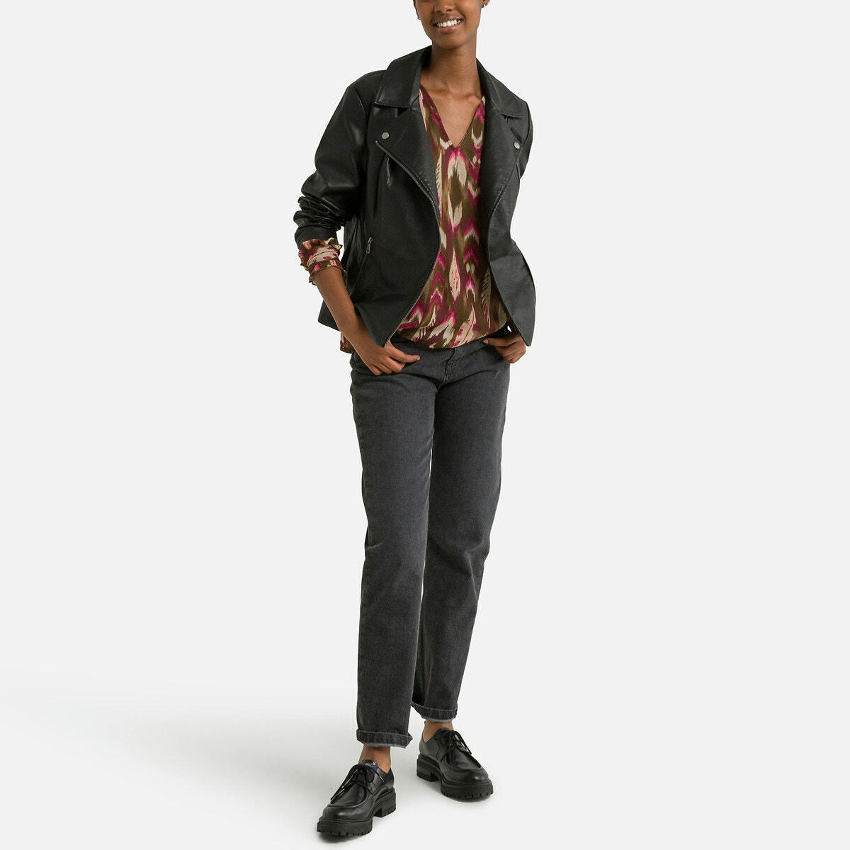 Blouson  court en simili