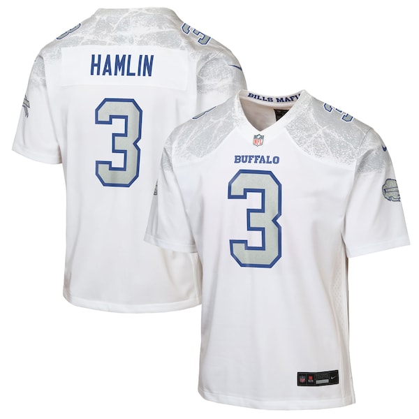 Damar Hamlin Buffalo Bills Nike Youth 2025 Rivalries Collection Game Jersey - White