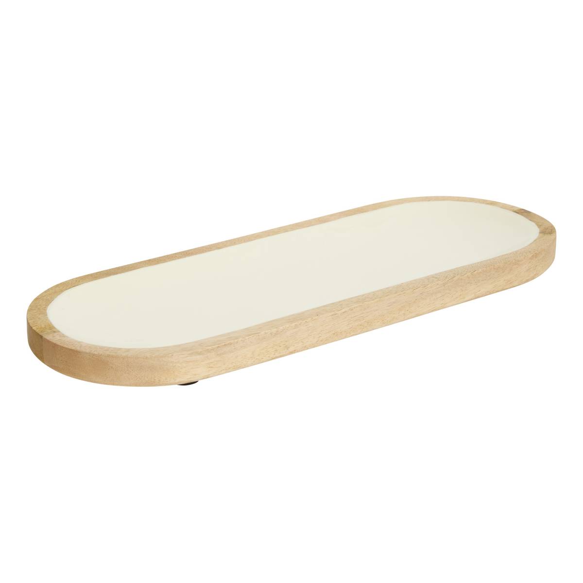 Dish "Inaya" Mango wood, 40.5x15.5 cm
