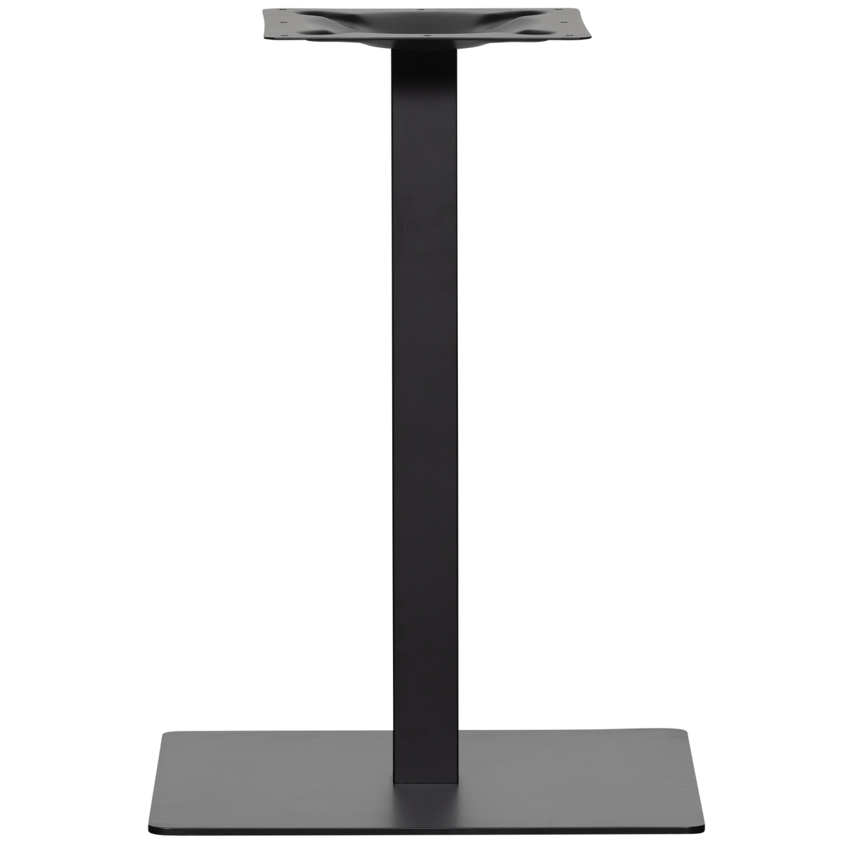 WOOOD vierkante buisvoet bistro - Metaal - Zwart - 72x50x50