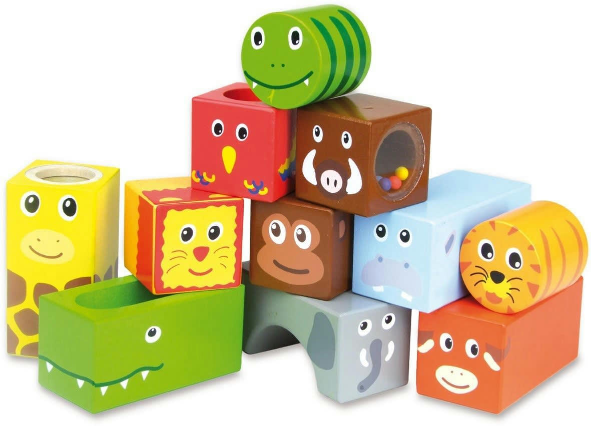 - Cubes sonores animaux de la savane