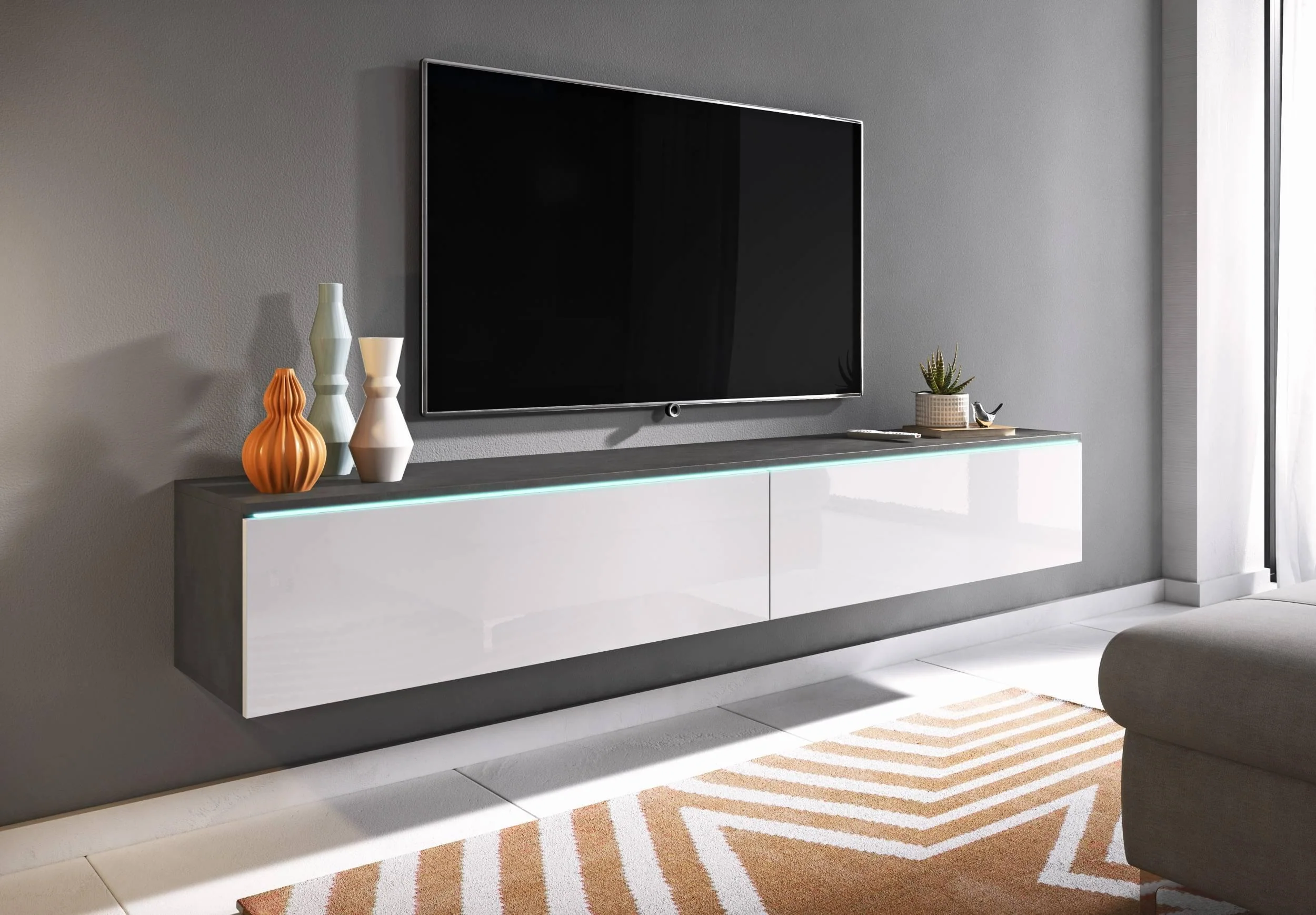 TV-meubel Kai met verlichting