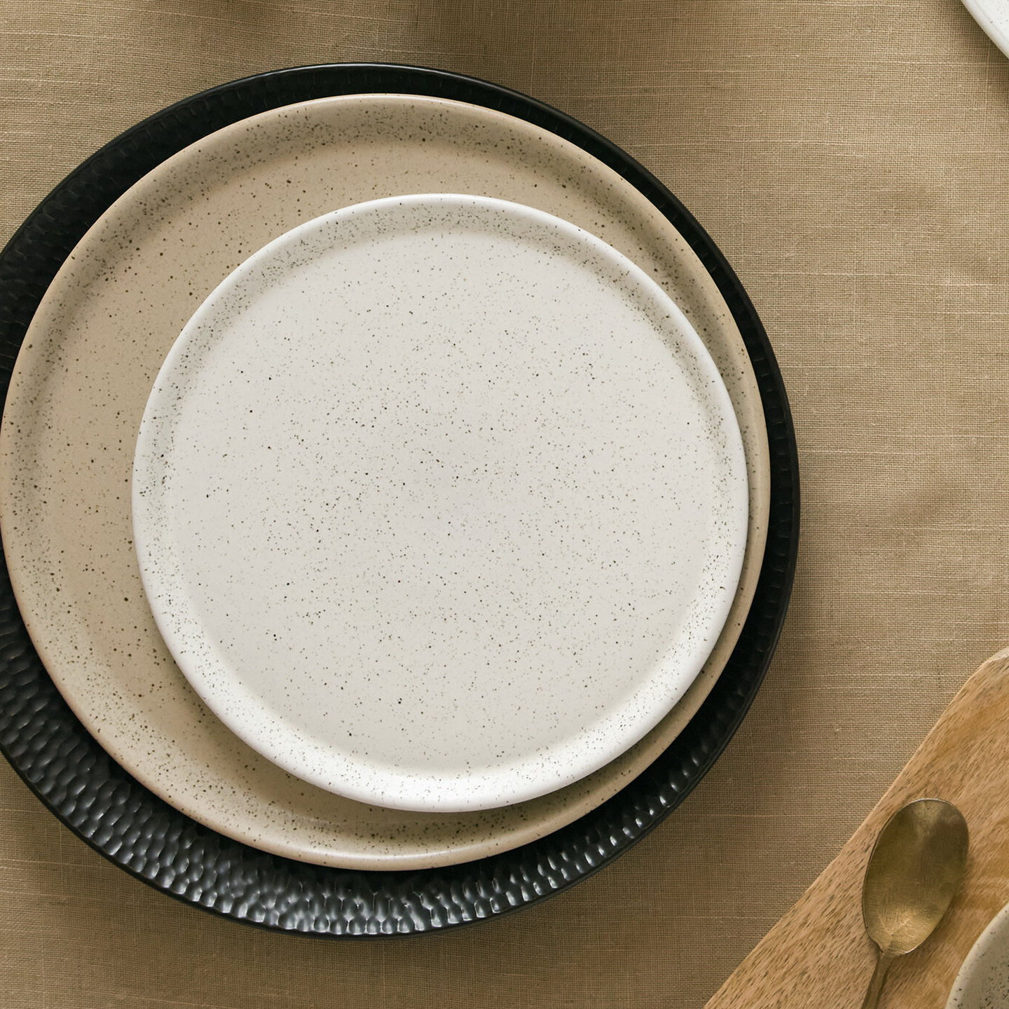 Grain Barley Set Of 4 Medium Plates