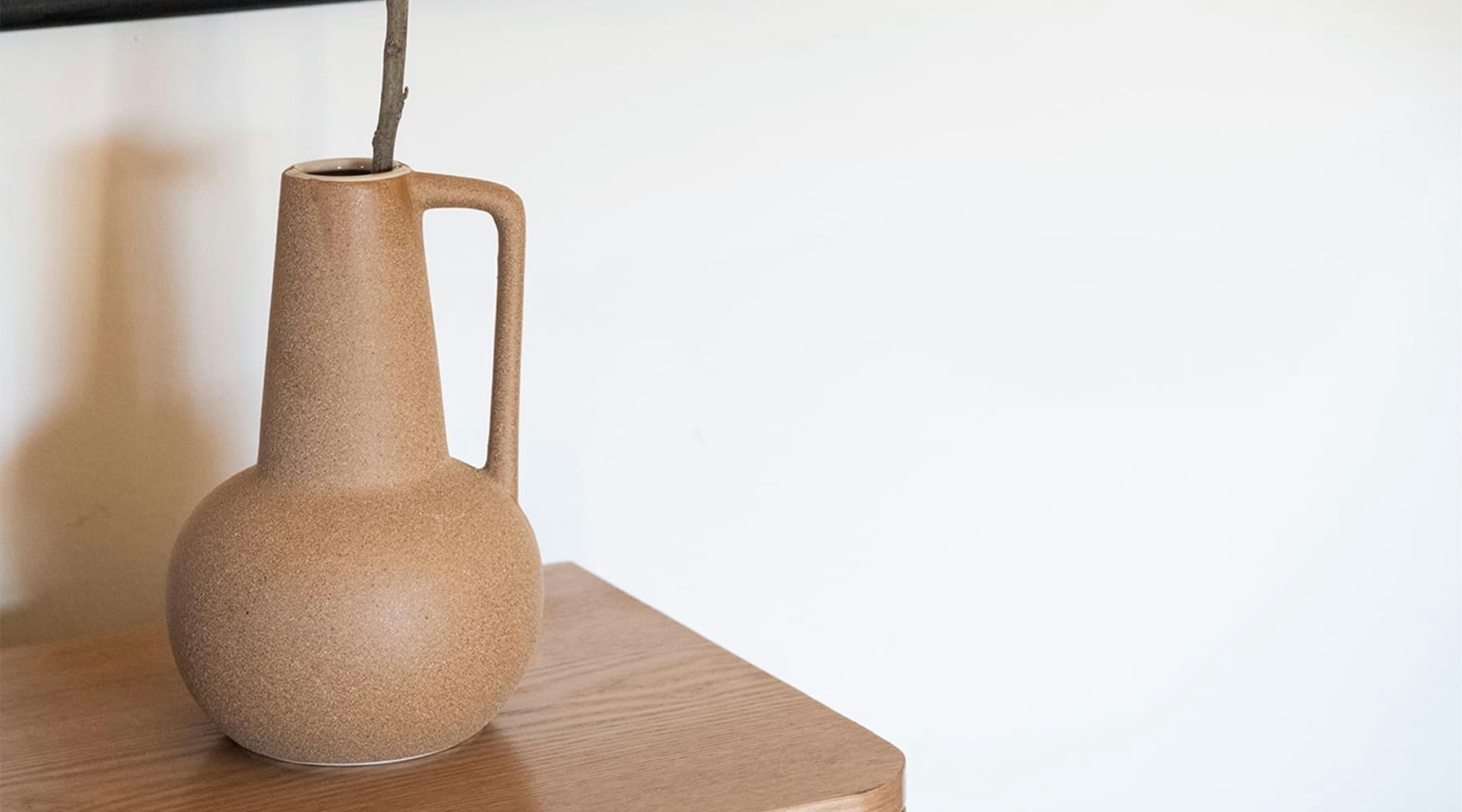 - vase céramique terracotta terra - 15x15x22 cm