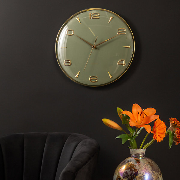 Horloge murale Sienna Glow D40cm en Métal - Present Time