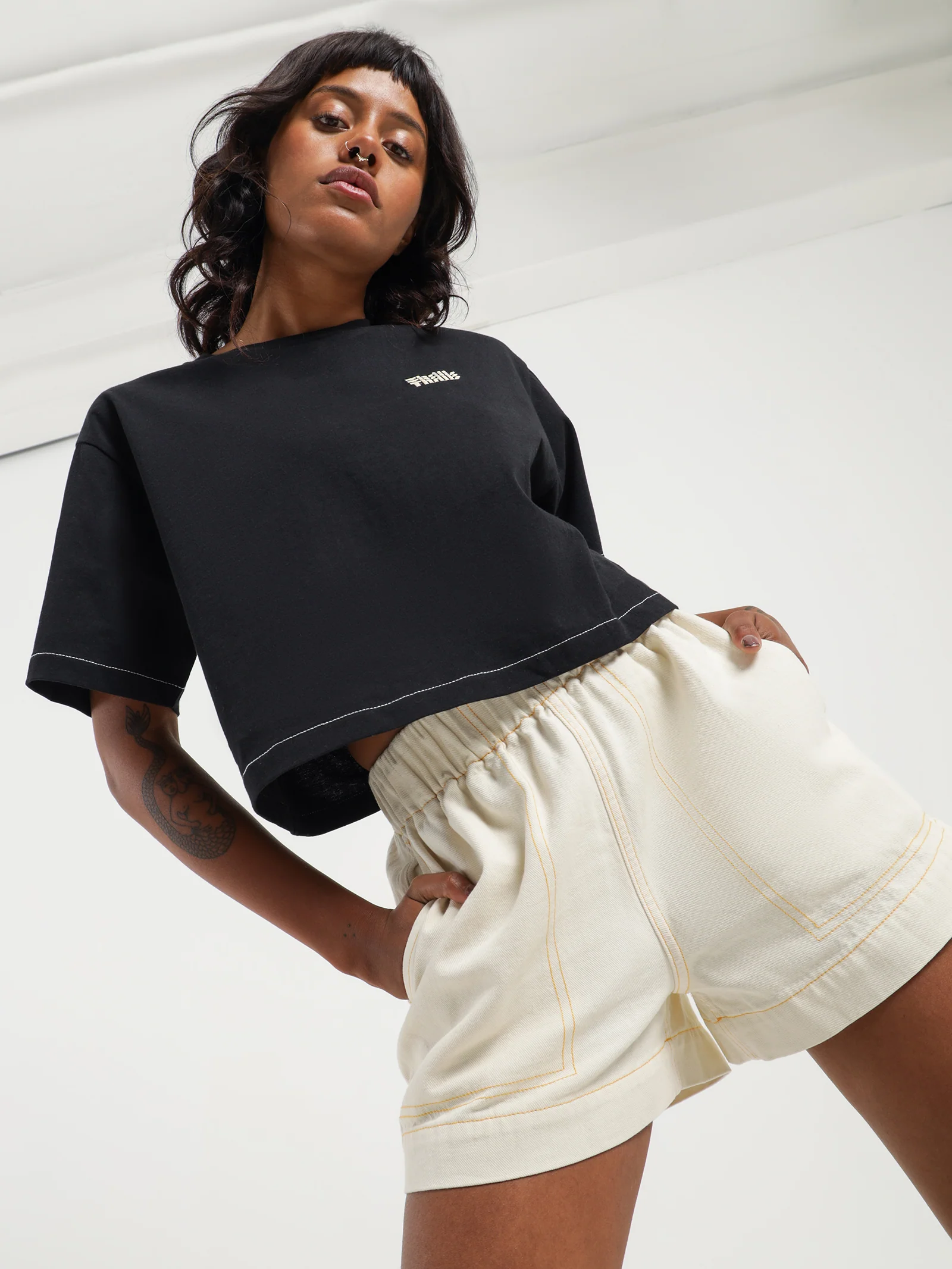 Infinite Thrills Merch Crop T-Shirt