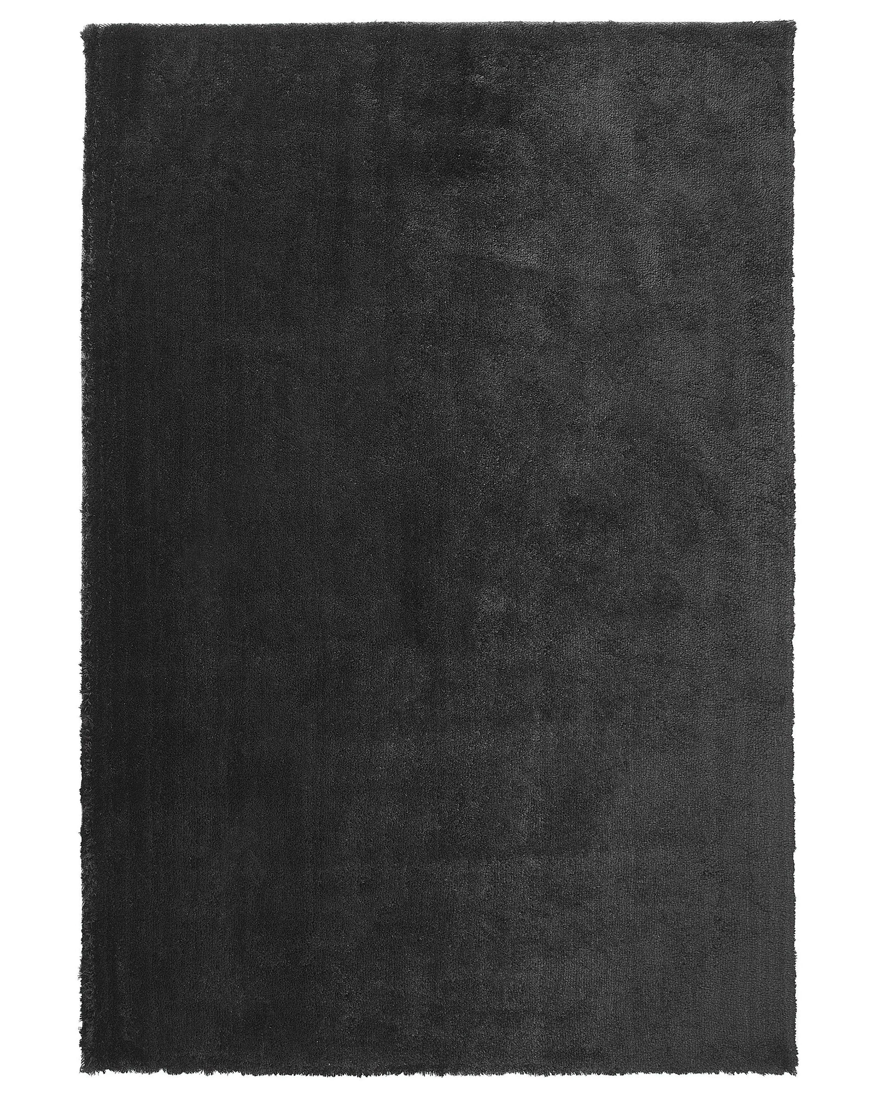Shaggy Rug EVREN Black 140 x 200 cm