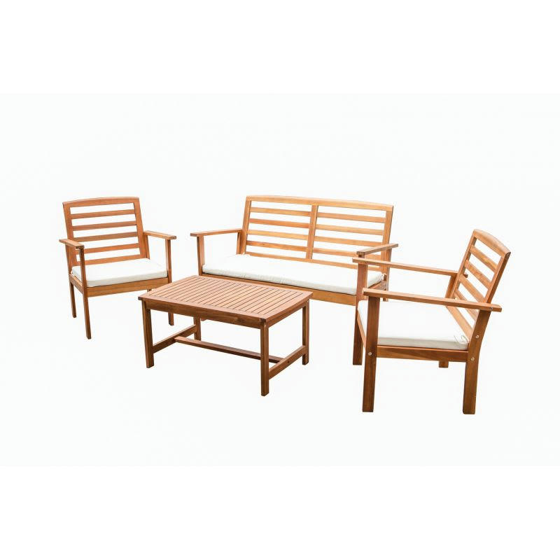 LOMA - Salon de jardin en bois d